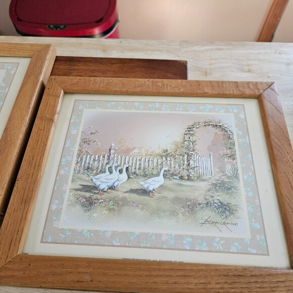 Andres Orpinas art geese in the barnyard vintage - Picture 3 of 7